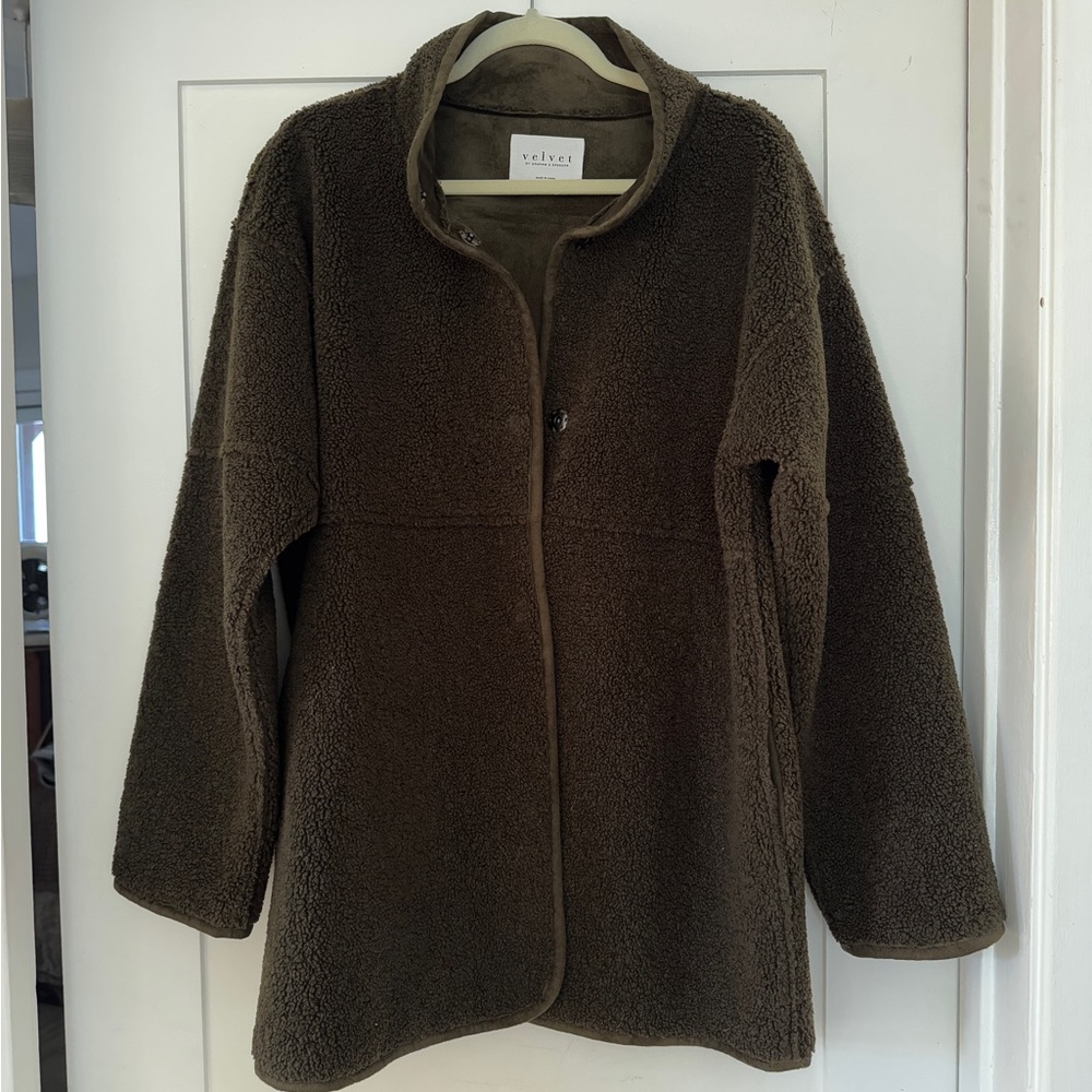 Velvet Albany Reversible Sherpa Coat
